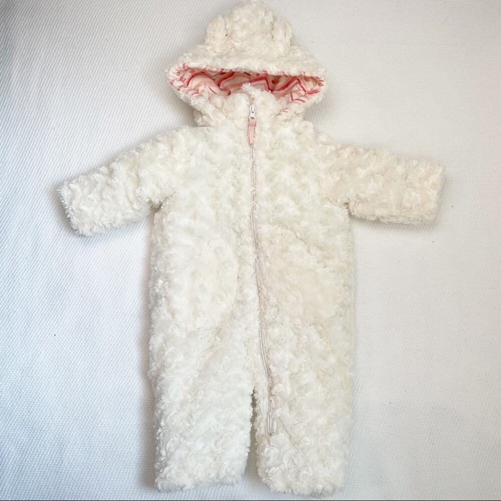 Jessica Simpson Plush Soft Winter Romper 18m